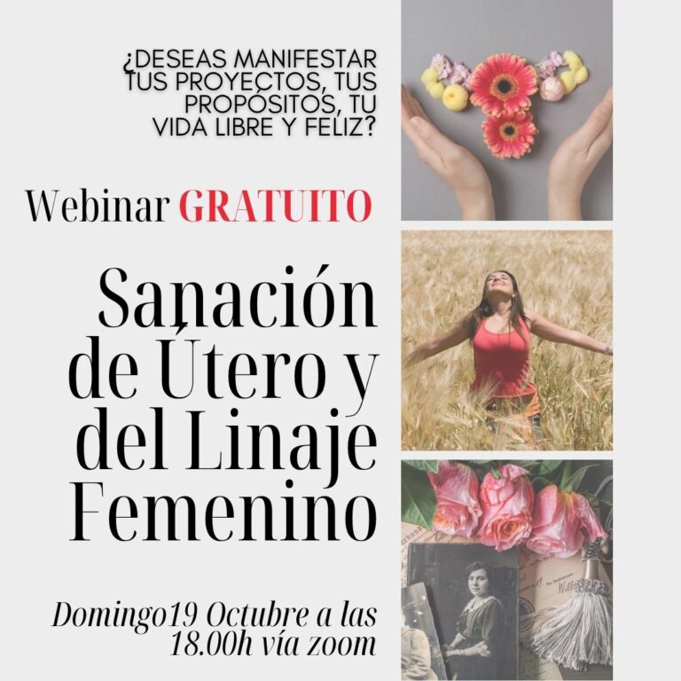 Webinar GRATUITO Sanación de Útero y del Linaje Femenino