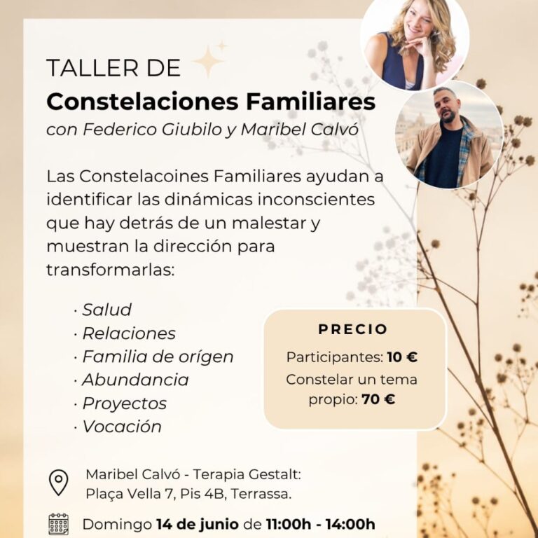 Taller de Constelaciones Familiares